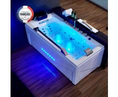 Distribain Baignoire Balnéo rectangulaire D-Cleveland whirlpool 46 jets