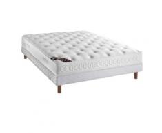 Matelas Cassandre DUNLOPILLO et sommier tapissier CLASSIC, 2 x 90 x 200 cm