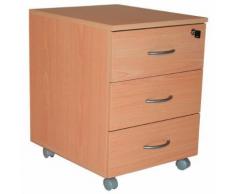 caisson mobile 3t plats merisier,