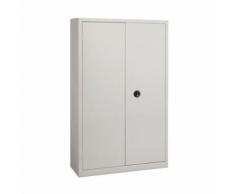armoire à portes battantes gris l 120 x h 198,