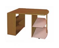 Bureau enfant en pin massif coloris Antique et rose
