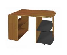 Bureau enfant en pin massif coloris Antique et Gris anthracite