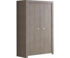 Armoire 2 portes enfant coloris chêne clair