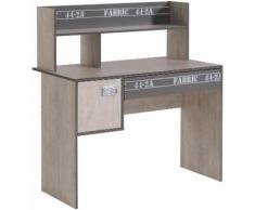 Bureau enfant moderne coloris bois et gris loft