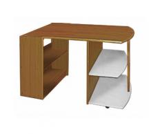 Bureau enfant en pin massif coloris Antique et blanc