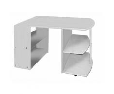 Bureau enfant en pin massif coloris Blanc Lasure et blanc