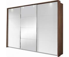 Armoire penderie 3 portes coulissantes dont 1 miroir, H 230 cm, Rauch