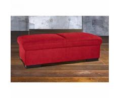 Pouf repose-pieds extra-large microfibre