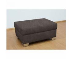 Pouf repose-pieds rectangulaire revêtement microfibre Primabelle®