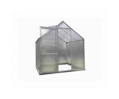 Serre en polycarbonate alvéolaire 2,30 m² avec base - LA MAISON DU JARDIN
