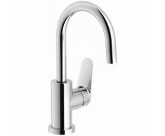 Mitigeur lavabo BLUES bec haut - Chromé - NOBILI
