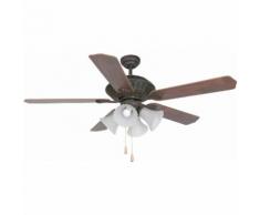 Ventilateur de plafond avec lumière modèle-Corso-Brun - FARO
