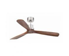 Ventilateur de plafond Faro Lantau Nickel Bois 33370