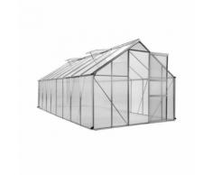Serre de jardin aluminium 12,25m² OSE