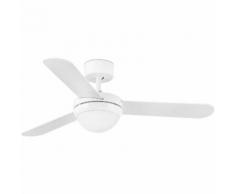 Ventilateur de plafond avec lumière modèle-Faeroe-Blanc30 - FARO