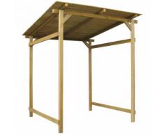 vidaXL Auvent de jardin Bois pin imprégné 170 x 200 cm