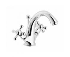 Mélangeur lavabo rétro chromé Grazia GRC5118/6CR - NOBILI