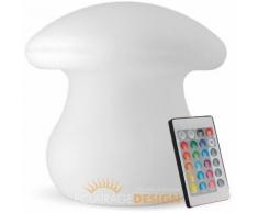 Lampe Champignon LED, luminaire extérieur résistant à l'eau rechargeable - ECLAIRAGE DESIGN