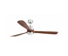 Ventilateur de plafond Faro Lantau Nickel satiné Métal 33463