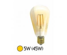Ampoule Led 5W (45W) FILAMENT E27 Globe ST64 doré Blanc chaud 2700°K - VISION-EL