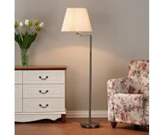 lampadaire Pola structure bronze Lampenwelt salon télescopique tissu