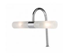 Spot de salle de bain avec éclairage HALOGENE - Modèle CAPELLA - 10 cm x 26 cm (HxL) - PRADEL