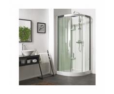 Cabine de douche Flotille 3 90x90 1/4 Rond - SANITAIRE.FR