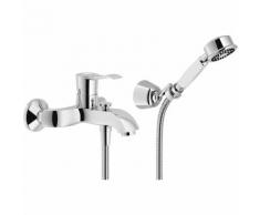 Mitigeur baignoire avec complet douche nobili sofì SI 98110 | chrome