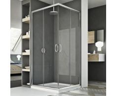 Cabine douche 70x70CM H185 transparent modèle junior - IDRALITE