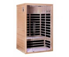Sauna infrarouge panneaux carbone 1840W LUXE 2 places - SNO