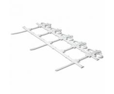 Clôture de jardin en plastique L60 x H 34 cm. barrière jardin serre IPL8