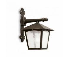 Applique rustique extérieure Edipo L19 IP23 - Marron - Rouille - LEDS C4