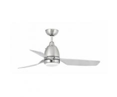 Ventilateur de plafond Faro Fogo Nickel satiné 33468