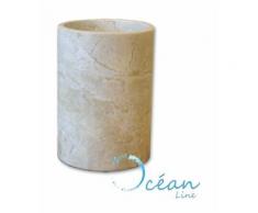 Porte-brosse à dents en marbre crème - OCEAN LINE
