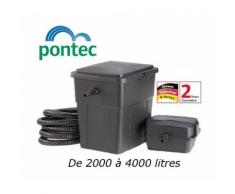 Filtration complète avec UV pour bassin de jardin : 2000 à 4000 litres - PONTEC