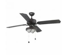 Ventilateur de plafond avec lumière modèle-Hierro-Brun - FARO