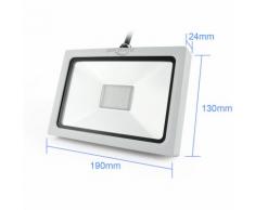 5×Projecteur à LED Ultraléger 20W pour Eclairage Extérieur et Intérieur Spot IP65 Haute