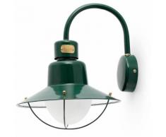 Applique mur extérieur modèle rustique newport-Vert - FARO