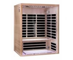 Sauna infrarouge panneaux carbone 2220W LUXE 3 places - SN? - SNO