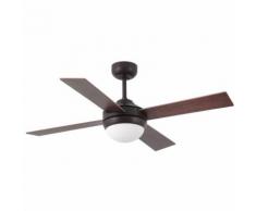 Ventilateur de plafond MINI ICARIA - Lames en bois d'acajou - FARO