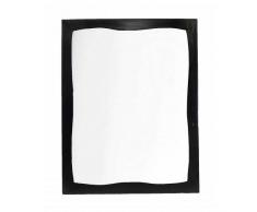 Miroir pour salle de bain baroque noir