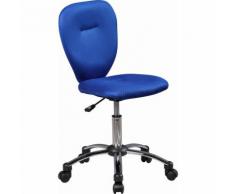 Chaise de bureau réglable à roulettes