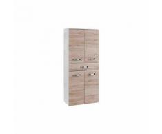 Armoire de salle de bain 4 portes, 1 tiroir