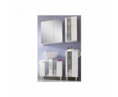 Ensemble meuble sous-vasque + meuble haut + meuble bas salle de bain