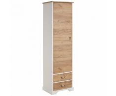 Armoire à chaussures 1 porte 2 tiroirs