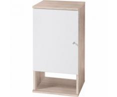 Armoire de salle de bain murale 1 porte, 1 niche
