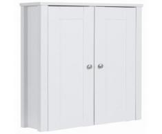 Armoire de salle de bain à suspendre 2 portes