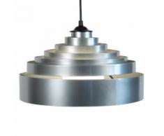 Suspension réglable en métal 6 anneaux en pyramide diamètre 30cm Oreo Aluminium