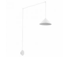 Suspension conique réglable en hauteur (5m) interrupteur tactile sur prise Somerset 1 lumière