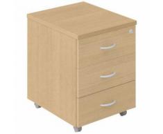 caisson mobile moka 3 tiroirs chene clair,